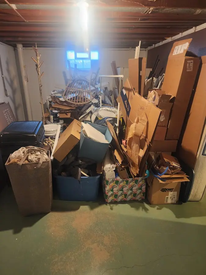 Roll-off dumpster container at job site for Construction Dumpster Rental in Union